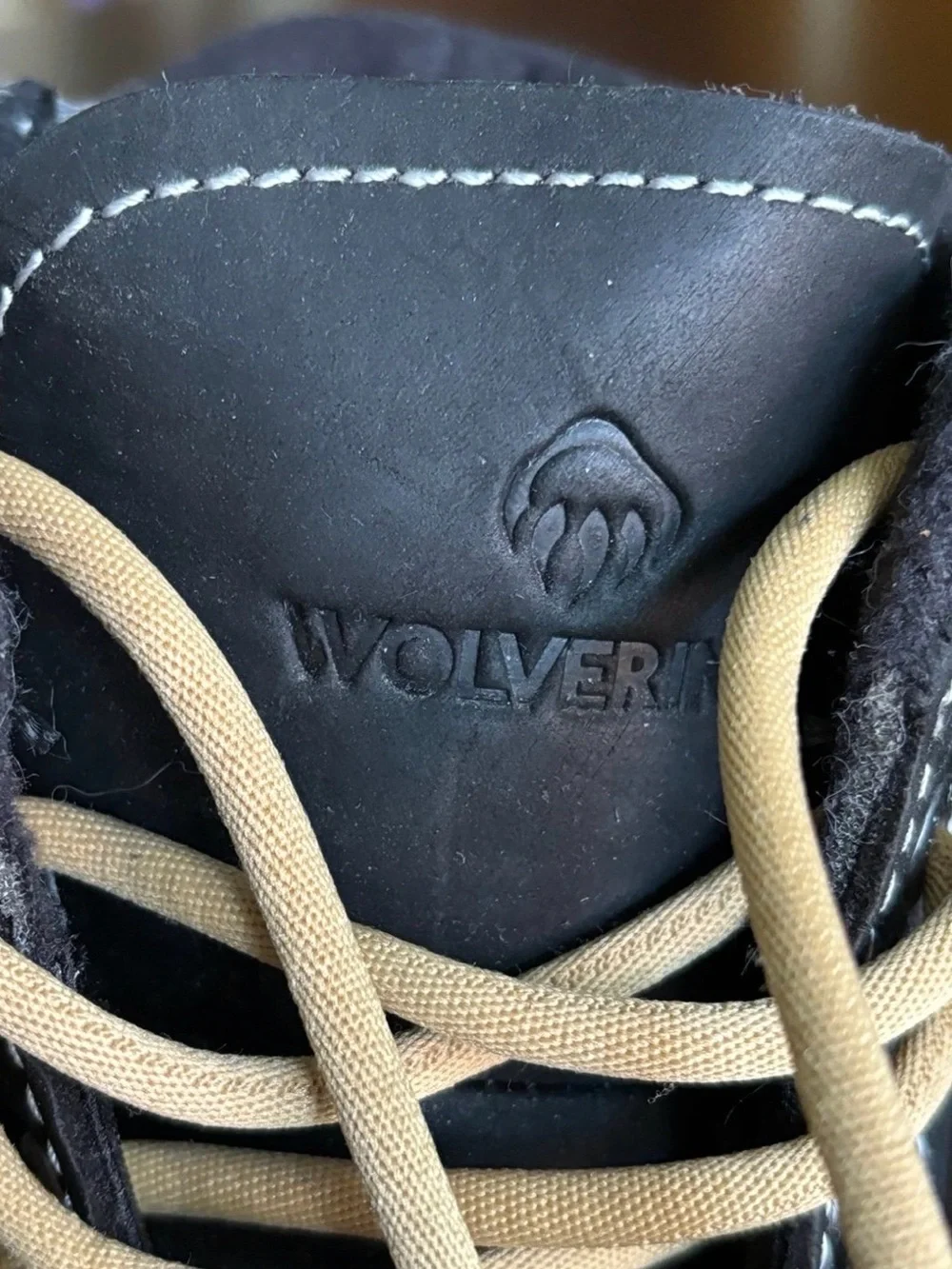 Wolverine Women Black and Brown Lace-Up Waterproof Boots